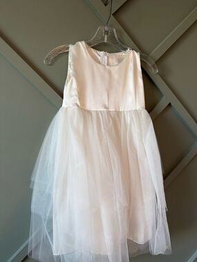 Ivory Tulle Flower Girl Dress